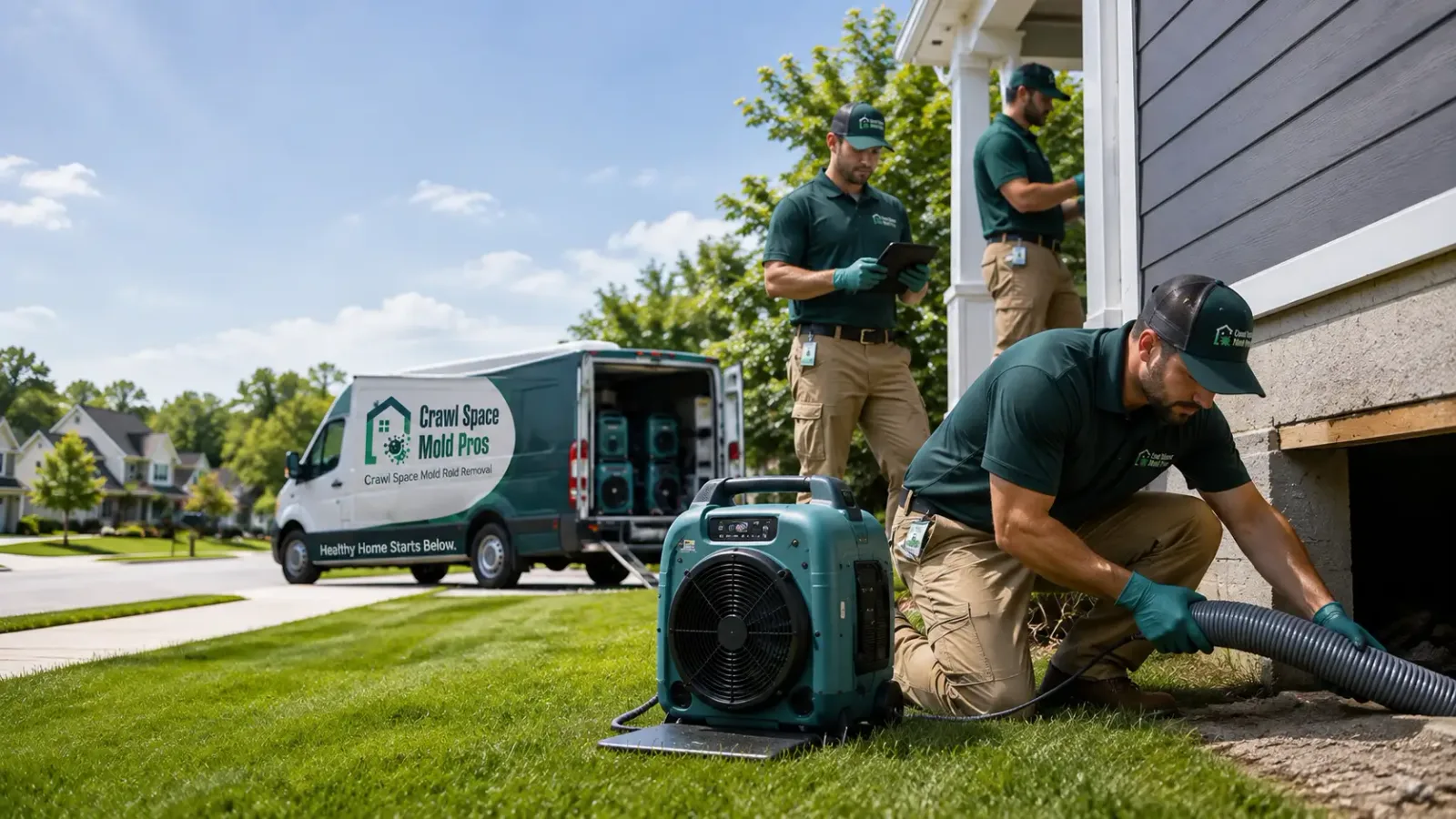Crawl Space Mold Removal in Pelham, NY